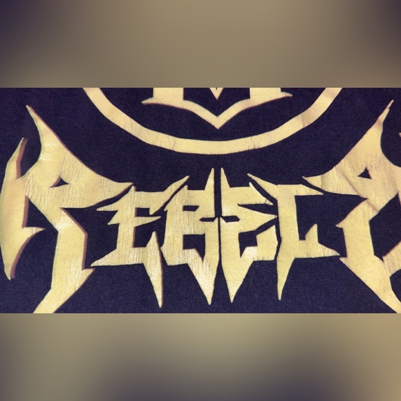 Rebel 8 Mens Black Grunge Skate Long Sleeve Logo Streetwear Y2K Punk - Picture 5 of 7